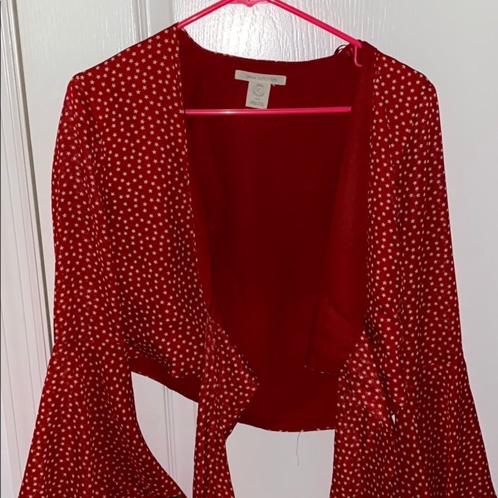 Urban outfitters red star top